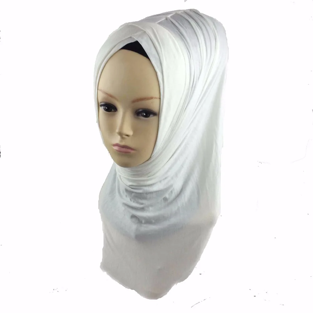 READY MADE ONE PIECE COTTON JERSEY STRETCH HIJAB / SHAWL INSTANT SCARF free shipping PHP1001 | Аксессуары для одежды