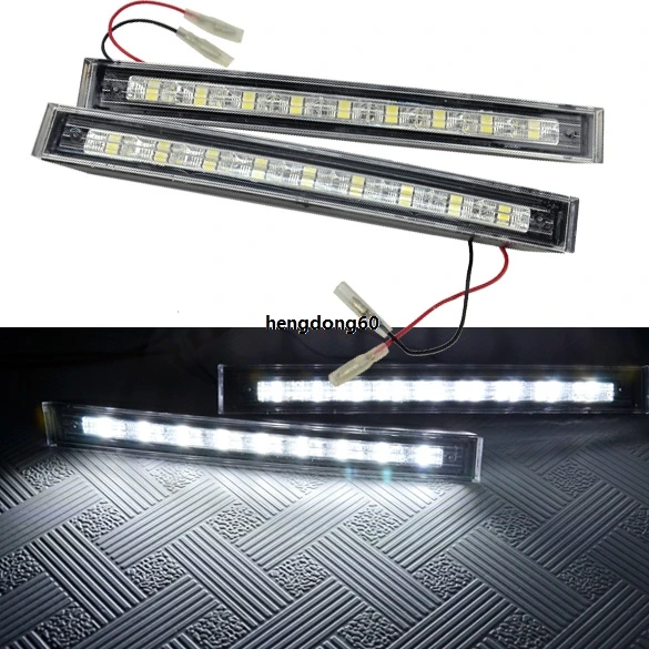 DZ88 2012 Hot New 2Pcs 9 LED Super Bright White DRL Car Daytime Running Light|light bulb 12v 10w|light hot water heaterlight membrane |