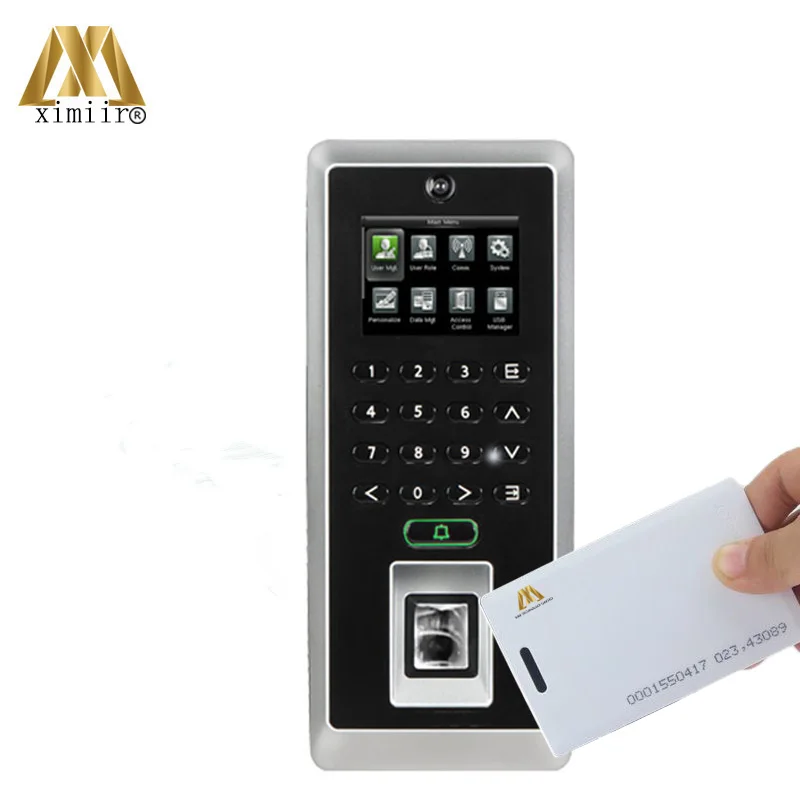 

Good Quality Fingerprint Access Control System F21 With SilkID Sensor And 3,000 Users Biometric Time Attendance With RFID Card