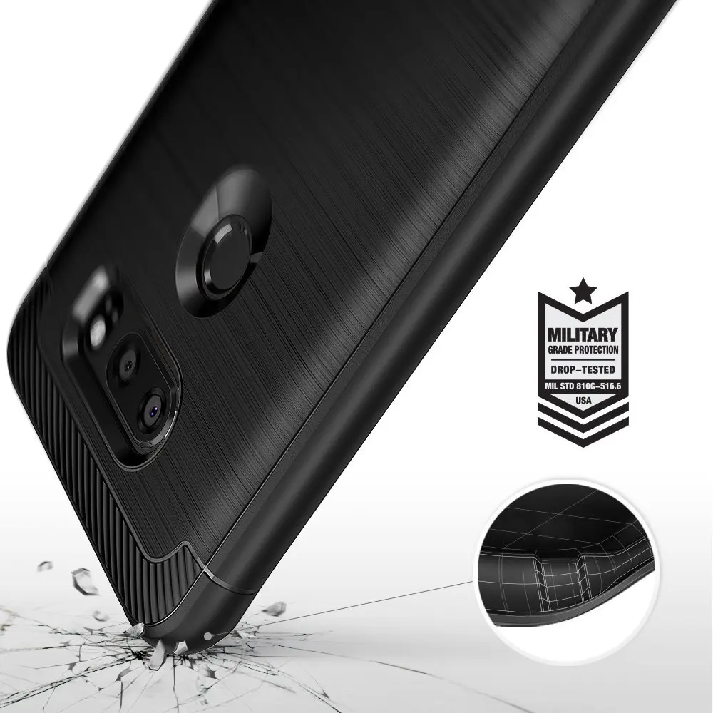 Ringke Air LG V30 чехол матовый металлический дизайн гибкий и тонкая отделка прочные