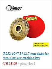 P253 Высокоскоростная сталь 70*7,3*12,7 мм 80 т лезвие для Wen Xing ключ Режущий Станок ключ лезвие режущий слесарный инструмент