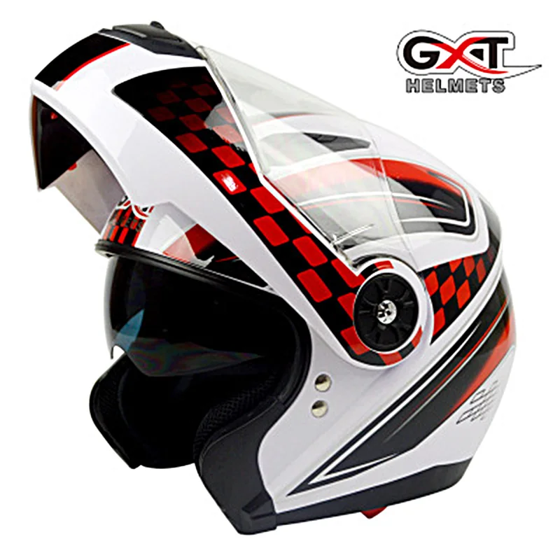 GXT Новый DOT ECE стикер откидной модульный шлем с двумя линзами для мотокросса