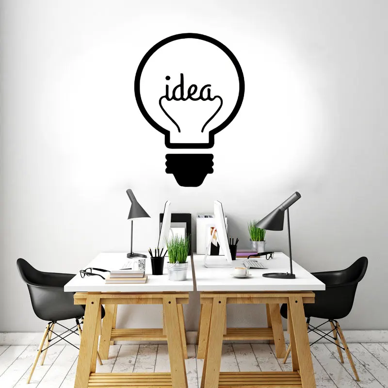 Творческий идея дизайна Светильник лампы офисные мотивация стены искусства