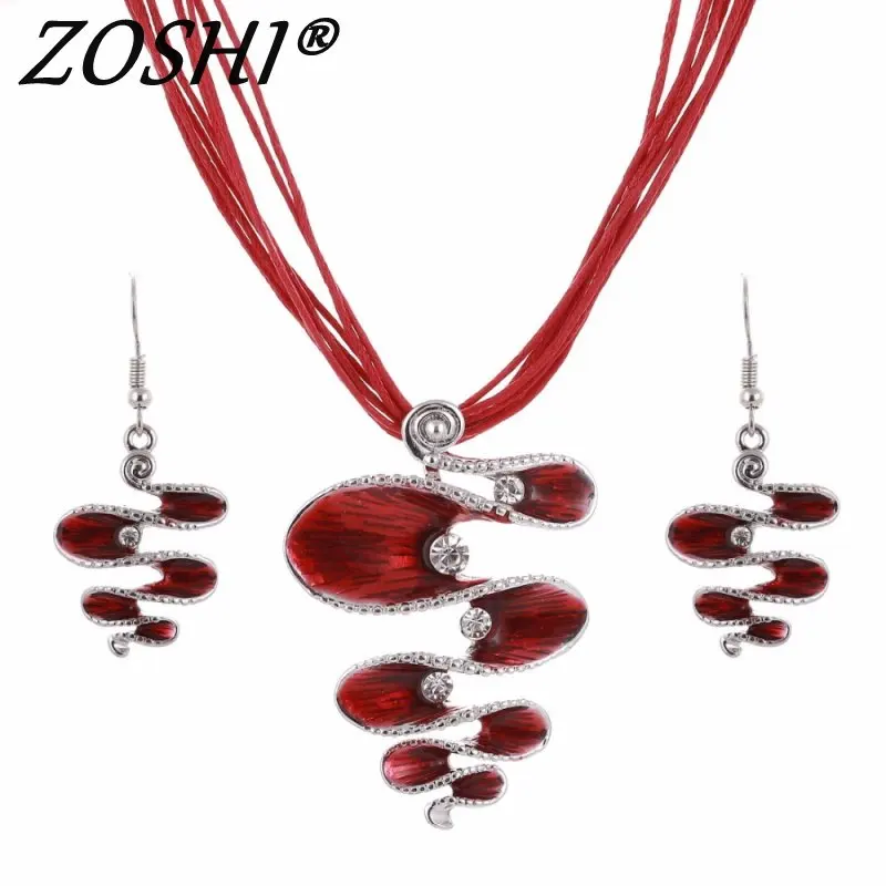 Модный брендовый Африканский комплект ювелирных изделий 2020 свадебные кожаные