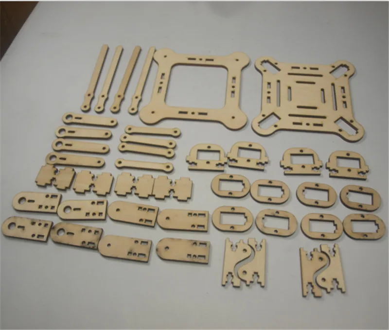 SWMAKER DIY mePed четвероногий робот деревянный набор 3 мм лист лазерная резка пластина