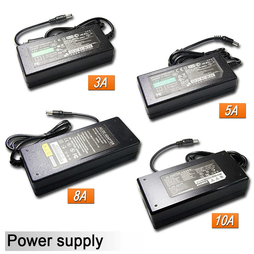 Hontiey трансформатор светодиодный AC12V DC110Vor220V 2A 3A 5A 6A 8A 10A US UK EU AU Plug | Лампы и освещение