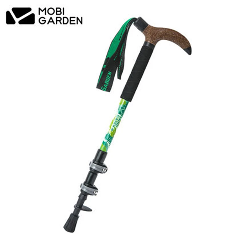 Mobi Garden/Сверхлегкий складной телескопический алюминий сплав Трость Nordic трость