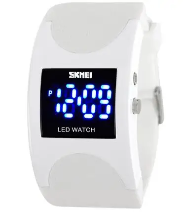 SKMEI унисекс цифровые часы модные повседневные часы Relogio Masculino брендовые синие светодиодные часы силиконовые свободное платье наручные часы женские
