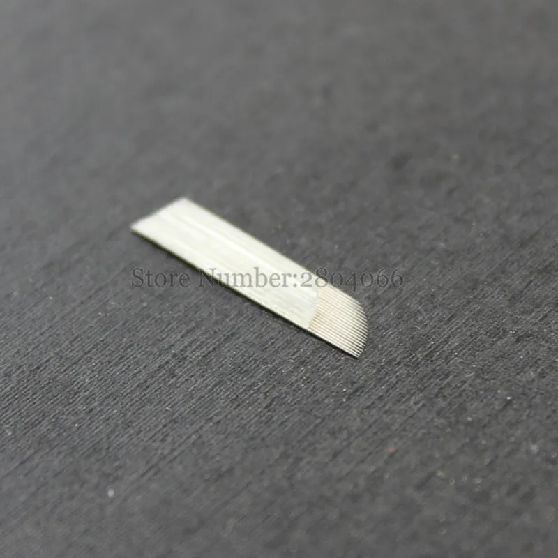 

30 PCS 18Pin Permanent Makeup Manual Eyebrow Tattoo Needles Blade for 3D Embroidery Microblading Tattoo Pen Machine Fog Eyebrow