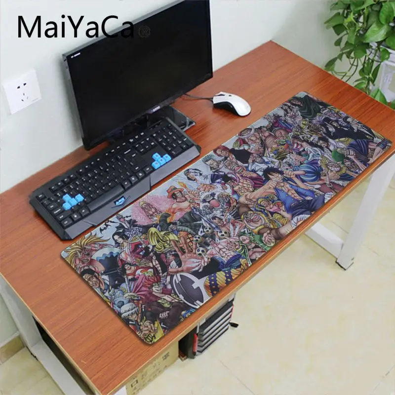 Maiyaca цельный японский аниме резиновый коврик для мыши alfombrilla игровой коврик для мыши xxl скоростная клавиатура Коврик для мыши ноутбук ПК Настольный коврик - Цвет: Lock Edge 30x60cm