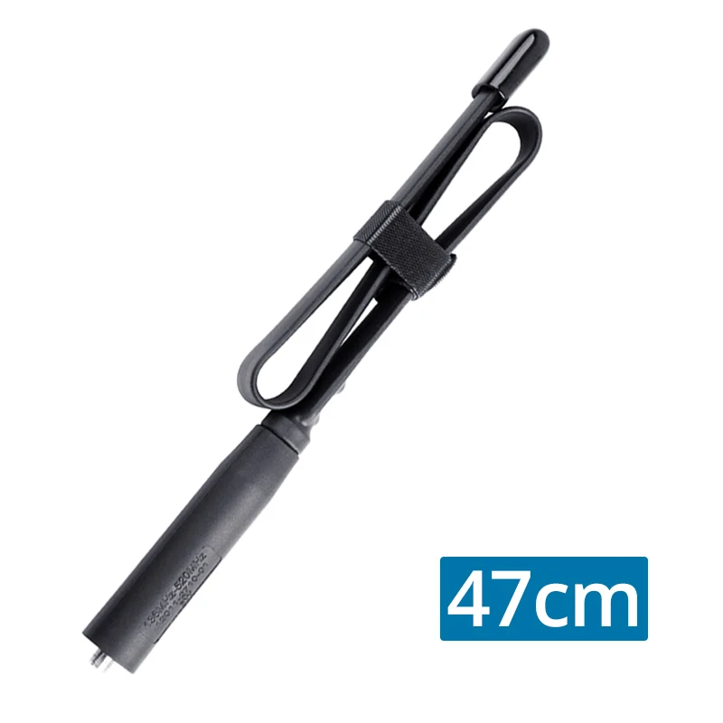 47cm radio antenna Портативная рация Складная тактическая антенна SMA-F UHF VHF Двухдиапазонная для Baofeng UV-5R UV-82 радиосвязь - Цвет: 47cm radio antenna