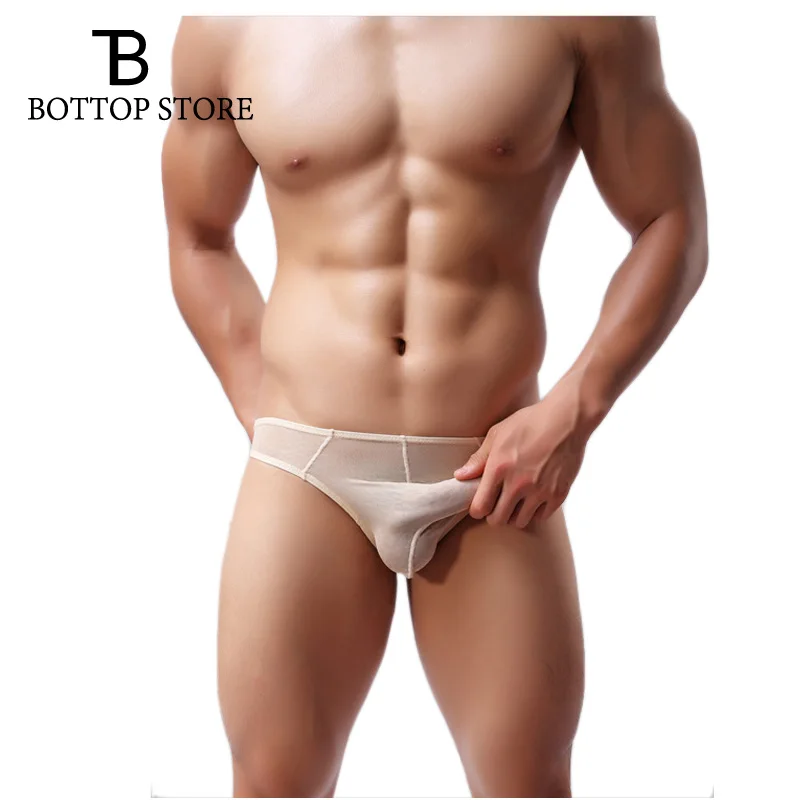 (3 шт./лот) MLXN сексуальное мужское нижнее белье трусы для геев мужские прозрачные с