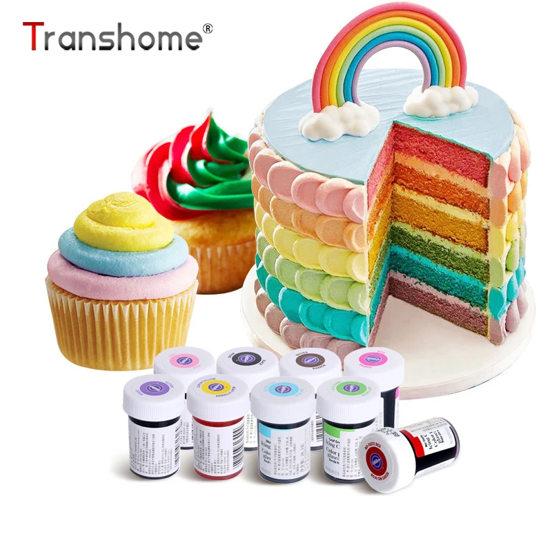 Transhome пищевой красящий Макарон инструменты для украшения тортов из мастики Инструменты для выпечки и кондитерских изделий для торта пищевые красители