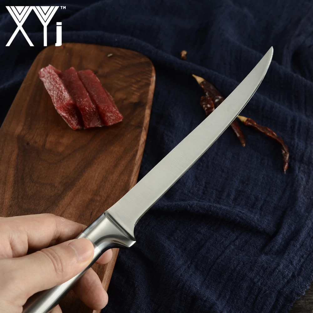 XYj 8 шт. набор кухонных ножей из нержавеющей стали 13 ''Магнитный Держатель