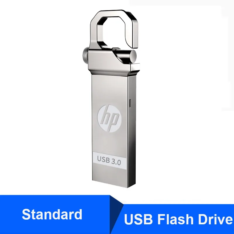 Hp USB флеш-накопитель 64 ГБ, флеш-накопитель, бесплатный подарок, карта памяти, сделай сам, логотип на заказ, Cle, USB3.0, 64go, флеш-накопитель, металлический usb диск 3,0 - Цвет: x750w Standard
