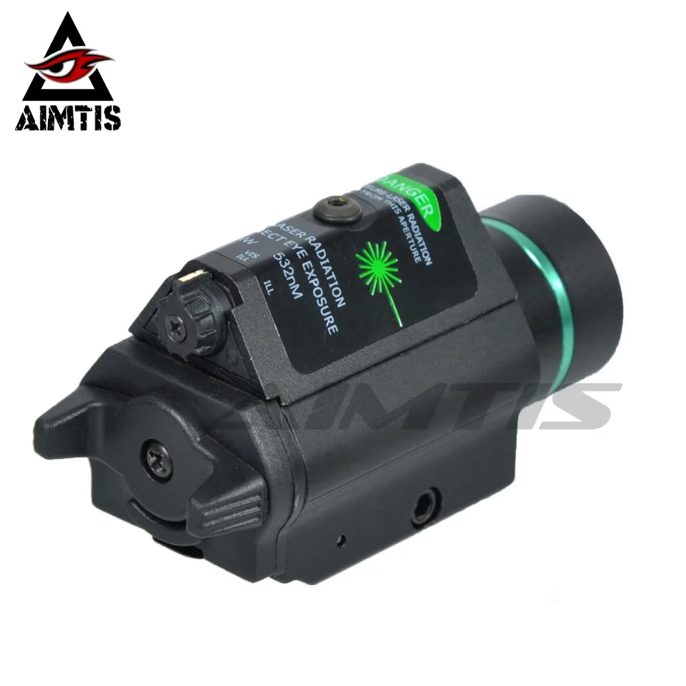 AIMTIS Тактический M6 пистолет светильник охотничий страйкбол оружейный светильник с 532 нм зеленый лазерный винтовочный пистолет Флэш-светильник комбинированный зеленый лазер