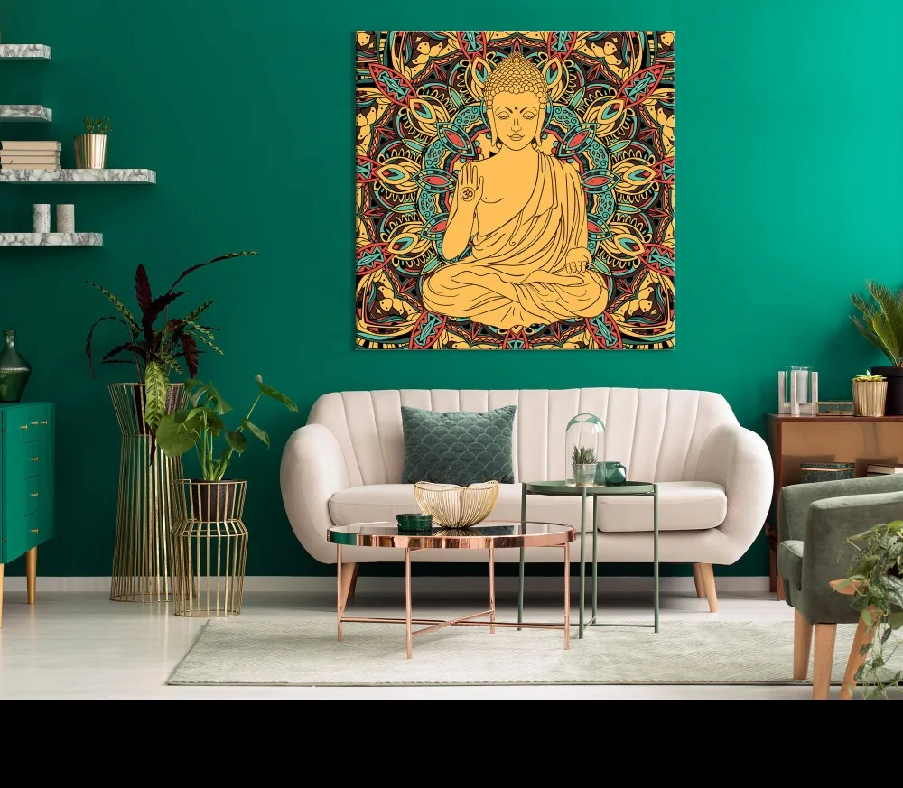 Живопись на холсте настенная живопись художественные принты стене мандала