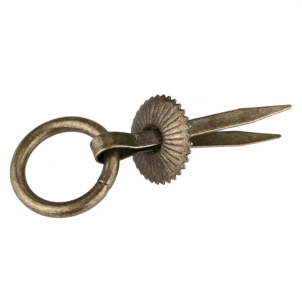 10 шт. антикварная бронзовая ручка ящика для кухонного шкафа железная мебели ящик