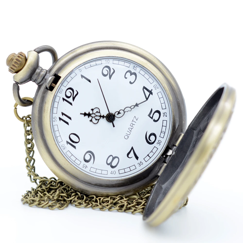 Модные стильные бронзовые часы с цветочным узором можно прикрепить фотографии