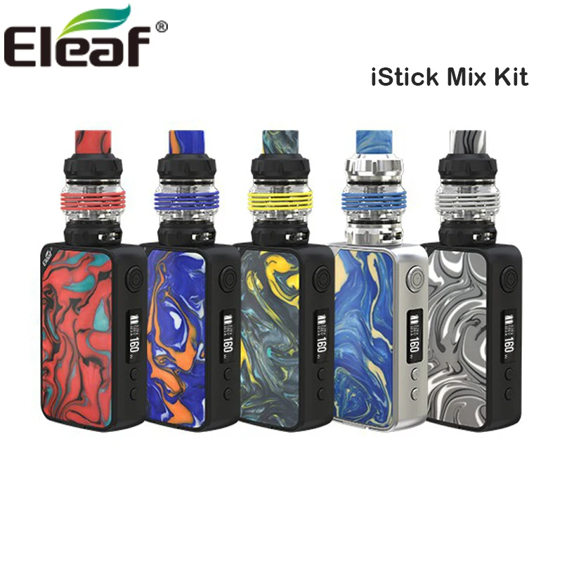 Оригинальный набор Eleaf iStick Mix с баком Ello Pop 6 5 мл 160 Вт бокс мод электронных сигарет