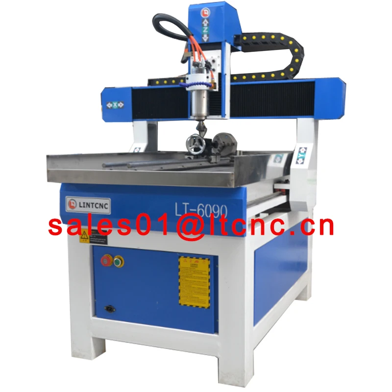LINTCNC 6090 4 оси фрезерный станок с ЧПУ гравер по дереву машины/6040 9060 3d резьба |