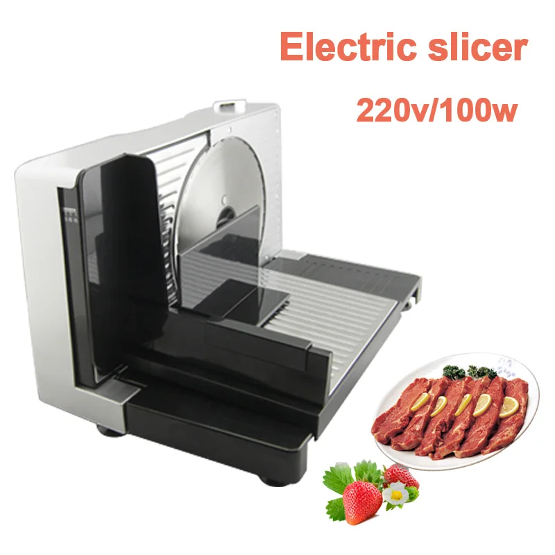 

Household electric meat slicer FS-989 slicing cutter slicing cutting machine FOR Mutton beef cutting into slices 220v/50hz 100w