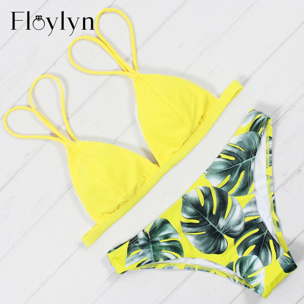 Floylyn новое поступление сексуальный бразильский комплект бикини с принтом