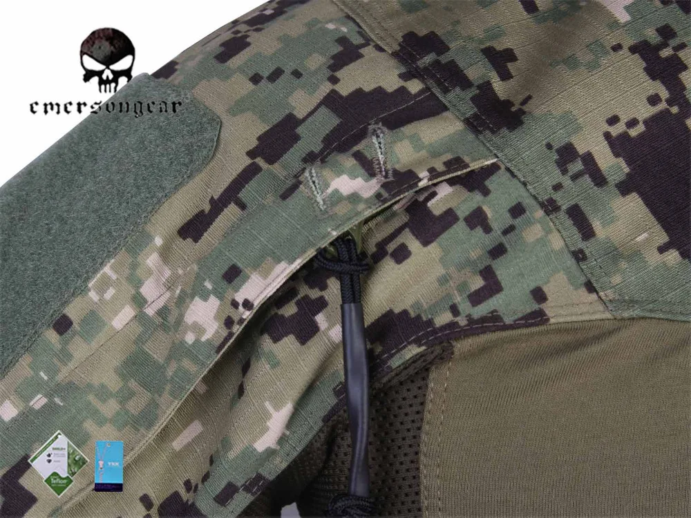 Emersongear армейские футболки военные BDU Охота Одежда Emerson тактическое боевое Нападение футболки AOR2 серый волк EM9316