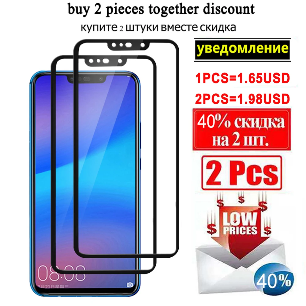 Стекло для huawei p smart защита экрана huaweii psmart plus 2019 закаленное стекло huaway nova 3i 3 i