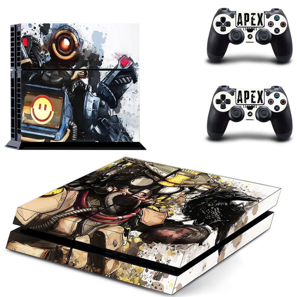 APEX Legends PS4 наклейка на кожу Виниловая для Sony Playstation 4 консоль и 2 контроллера