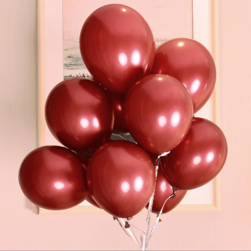20 шт драгоценный камень красный Макарон воздушный шар свадебные принадлежности