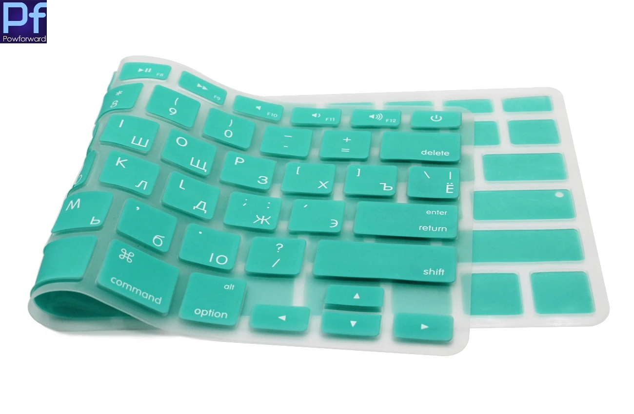 Силиконовый Чехол Для Imac Macbook Air Pro Retina 13 15 с русской раскладкой|keyboard cover for imac|keyboard