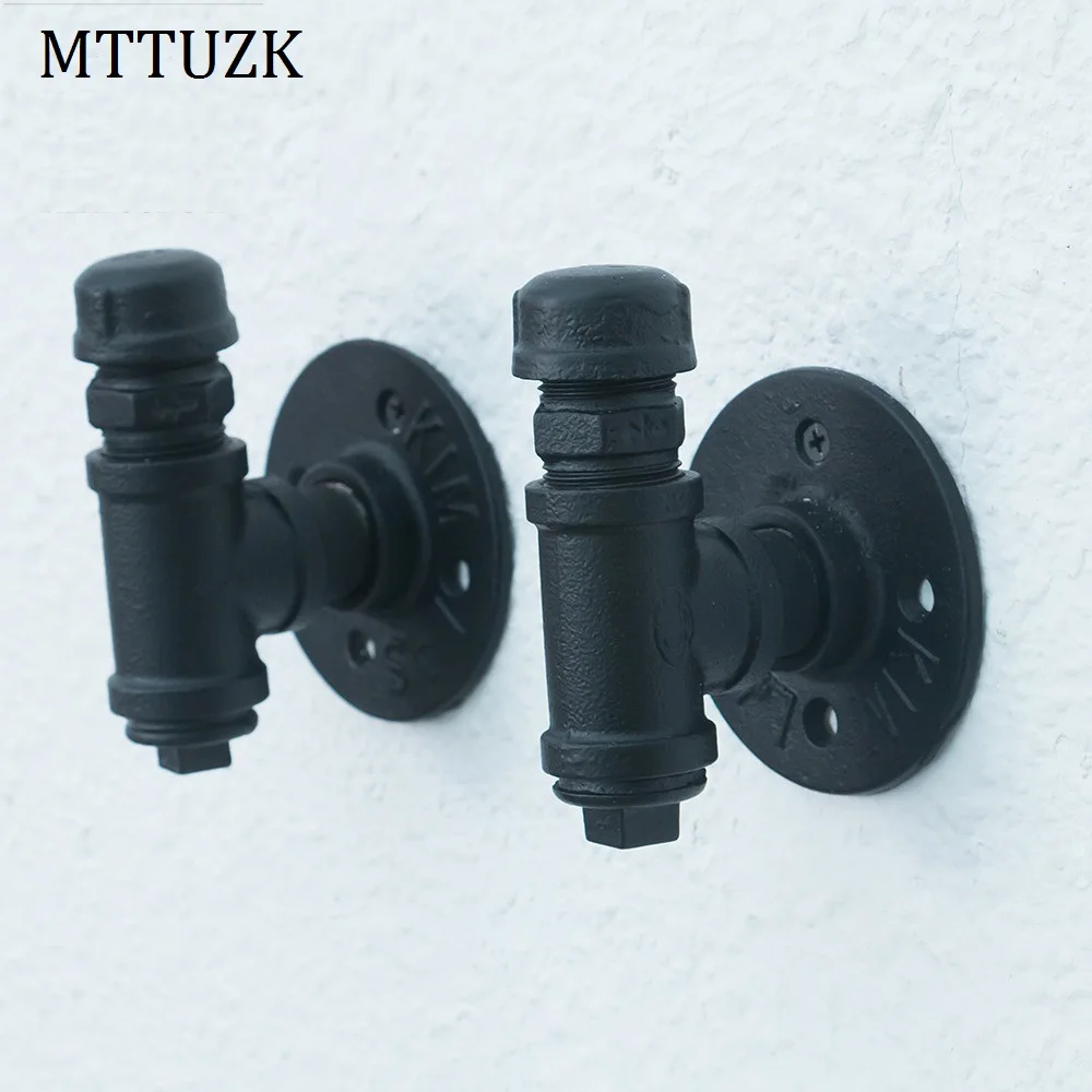 MTTUZK промышленные настенные чугунные трубы пальто полотенце крючок Вешалка Ретро