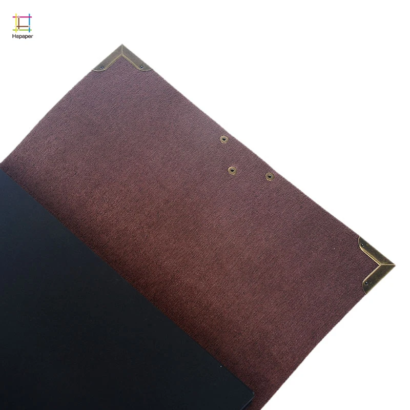 Ретро Винтаж искусственная кожа 30 черные бумажные листы карта свадьба DIY