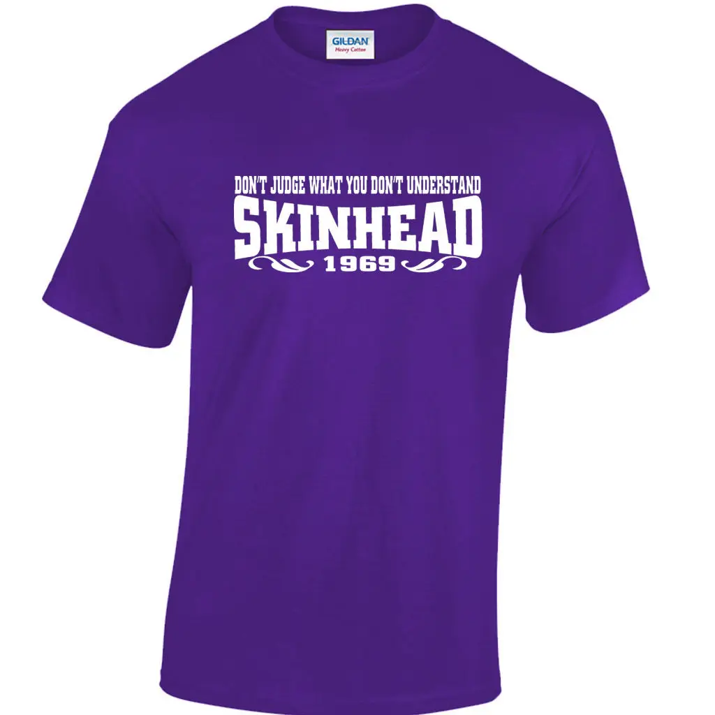 

Skinhead T-Shirt Dot Judge What Dot Understand Oi Ska 1969 Mens Loose Cotton T-Shirts Men Cool Tops T Shirts