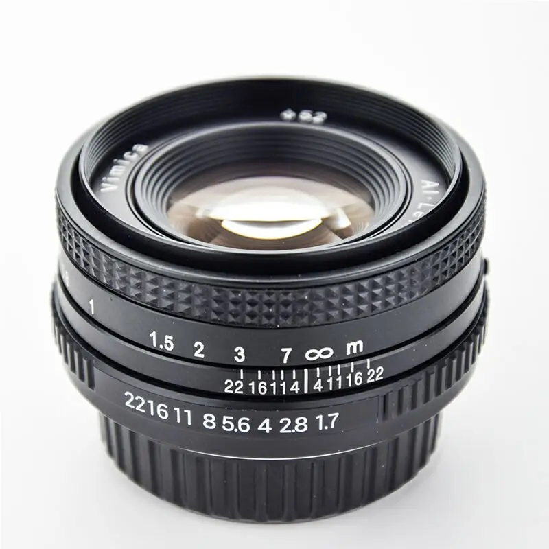 50 мм F1.7 ручная фокусировка объектива для sony Nikon Canon полная Рамка E-mount беззеркальная камера A6300 A6000 A6500 NEX3 NEX7 A7 A7II A7RIII