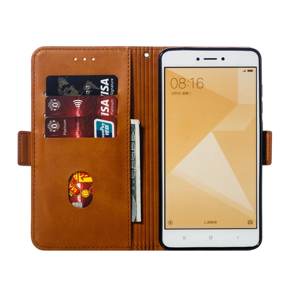 Redmi Note 4X Магнитный чехол-Кошелек из искусственной кожи для Xiaomi Redmi Note 4X флип-чехол для Xiaomi Redmi Note 4 чехол для телефона