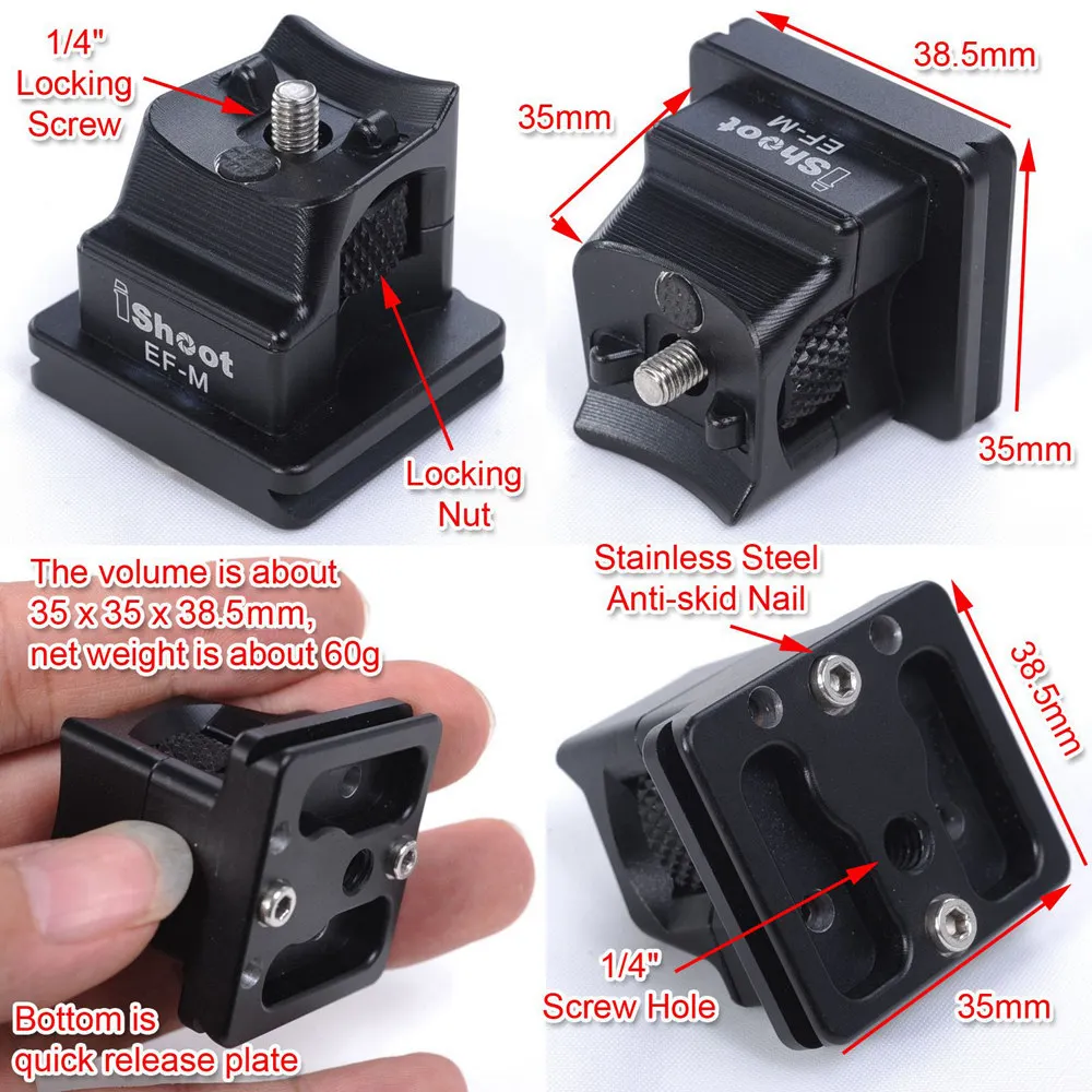 Металлическая подставка для объектива камеры Canon сменная беззеркальное кольцо