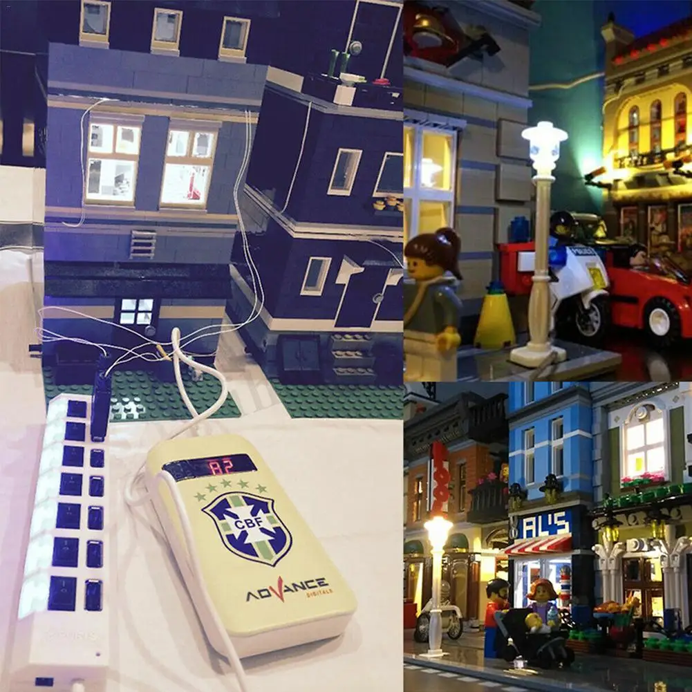 2 шт. Светодиодный светильник kit (только в том случае комплекте) Совместимость с lego