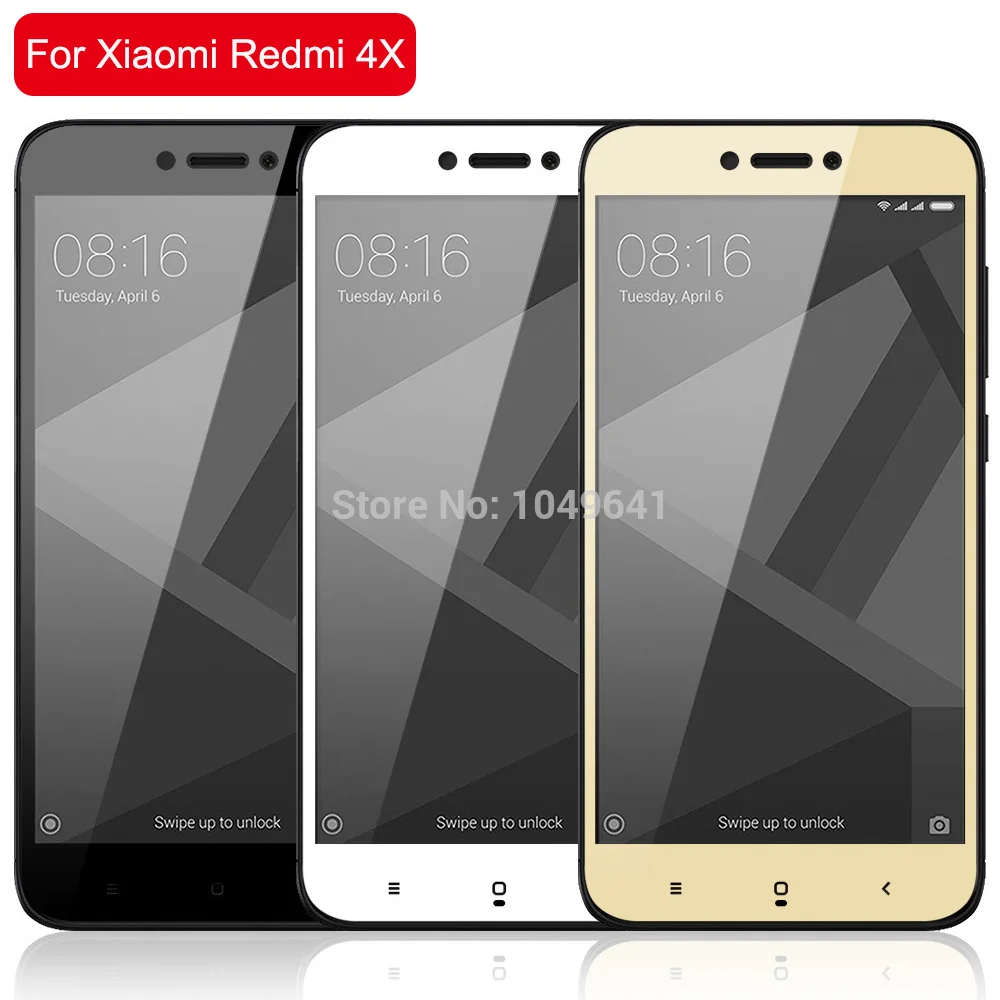Полноэкранное закаленное стекло для Xiaomi Redmi Note 4 глобальная версия 4X/Redmi 4X64 GB