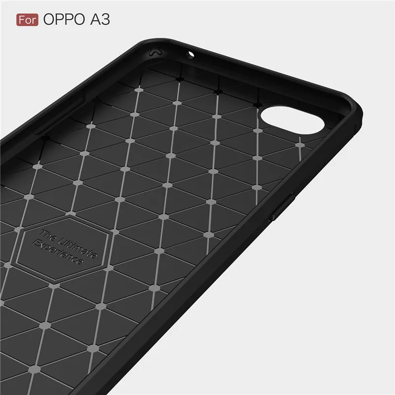 Для подходящего чехол s OPPO A3 WolfRule Мягкий Силиконовый прочный Чехол-бампер для