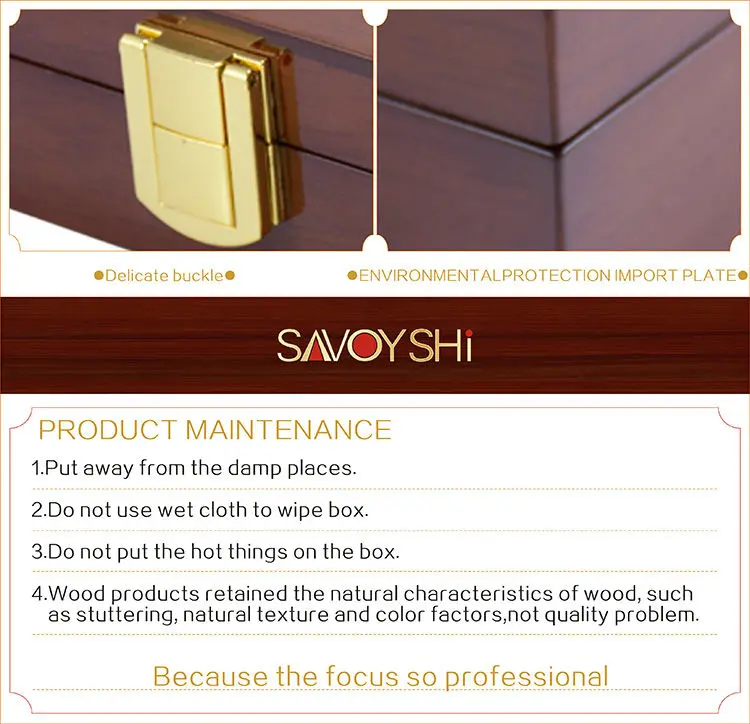 Бижутерия savoyshi, роскошная стеклянная коробка для хранения, 12 пар, вместительная коробка с кольцом, высокое качество, окрашенная деревянная коробка, аутентичный Размер 185*150*46 мм