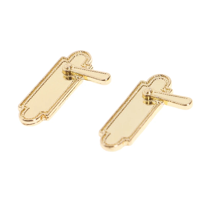 Винтажный мини замок для дверей 2 шт. 1/12 весы ключевая кукла домик Сказочная дверь