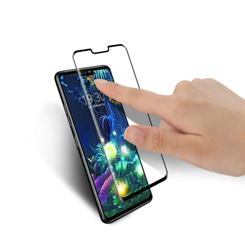 3D 9H изогнутый край закаленное стекло протектор экрана для LG V50 ThinQ 5G LM V500N V40 V405QA V405TA