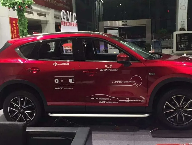 Новый стиль алюминиевая Подножка для Mazda CX5 CX 5 2017 2018 2019 2020 боковая подножка Nerf|running