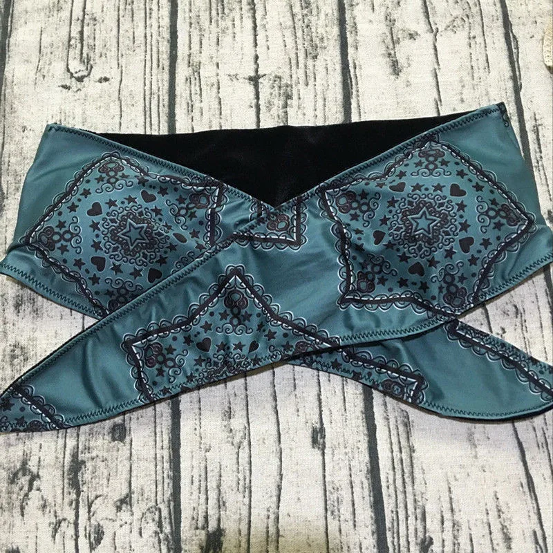 2018 Новый женский комплект бикини пуш ап с цветочным принтом Летний стиль