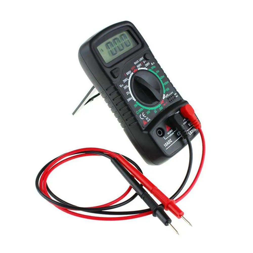 XL830L Цифровой мультиметр портативный AC/DC Измеритель Напряжения DC Амперметр