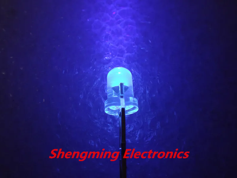 1000 шт. 3 мм фиолетовый/ультрафиолетовый светодиод супер яркие светодиодные диоды