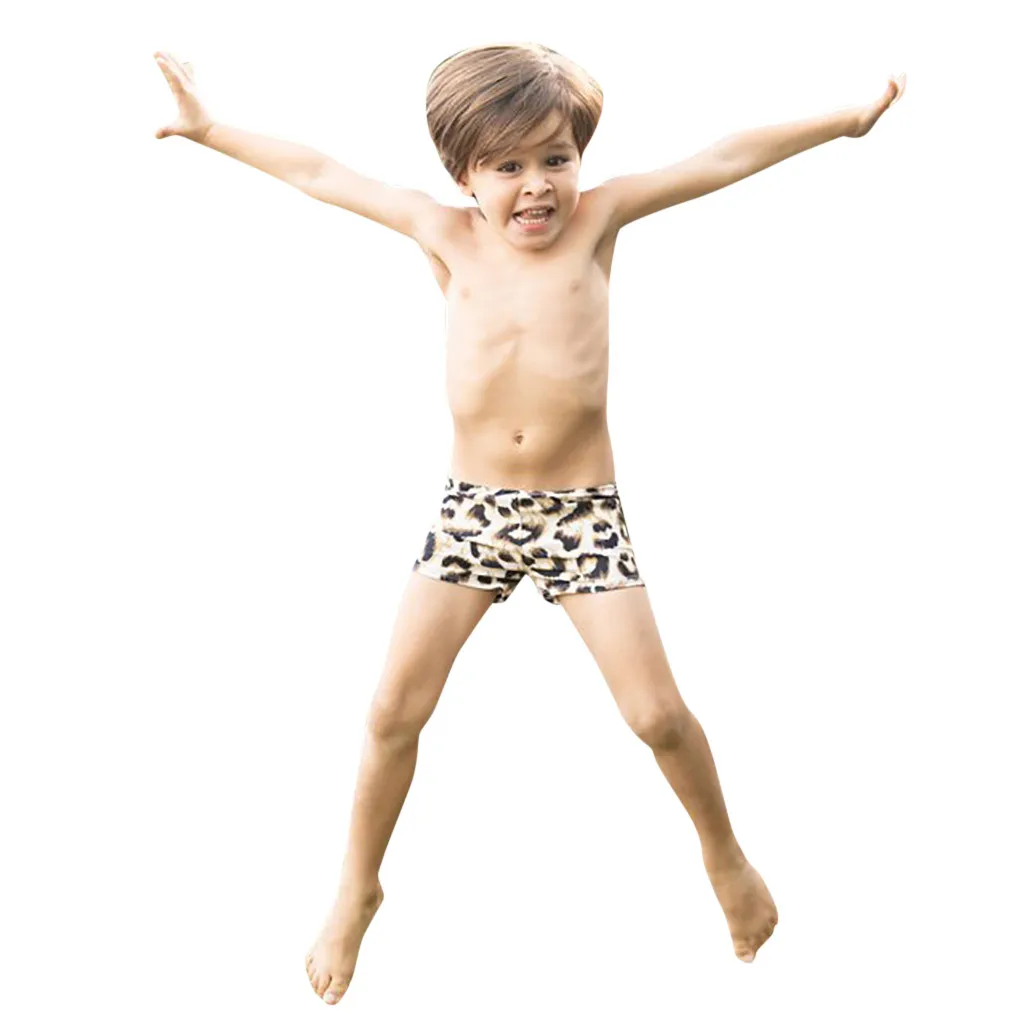 Одежда для купания маленьких мальчиков леопардовые спортивные шорты серфинга