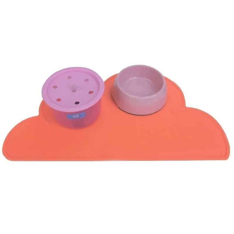 Водонепроницаемый силиконовый коврик для животных легко моется еды домашних